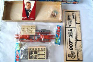 Japanese IMAI Toys 007 James Bond UNDERWATER SCOOTER 1965 Plastic Model Kit RARE 9