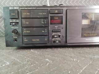 Vintage Nakamichi BX - 300 3 - Head Cassette Deck Recorder for Parts/Repair 6