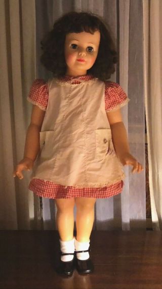 vintage patti playpal doll ideal G - 35 - 7 Rare,  BLue Eyes,  Curly Brown 3