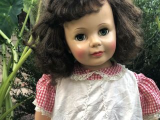 vintage patti playpal doll ideal G - 35 - 7 Rare,  BLue Eyes,  Curly Brown 5