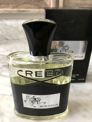 Creed Aventus Parfum Authentic 120ml 4oz Spray Bottle W/box 95 Full Rare 15x01
