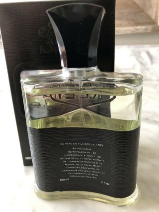 Creed Aventus Parfum Authentic 120ml 4oz Spray Bottle W/Box 95 Full RARE 15X01 2