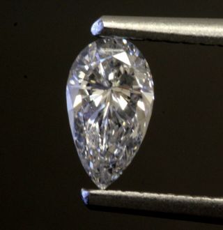 GIA certified.  40ct SI2 E loose pear diamond estate vintage antique 5