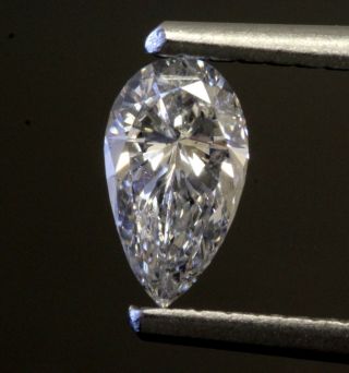 GIA certified.  40ct SI2 E loose pear diamond estate vintage antique 6