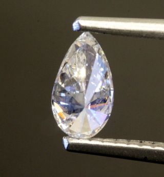 GIA certified.  40ct SI2 E loose pear diamond estate vintage antique 7