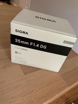Rarely Sigma Art 35mm F/1.  4 DG HSM Lens for Canon 10