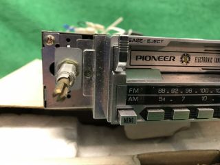 Vintage Car Stereo Cassette Player AM/FM Pioneer KE - 2100,  Old Stock 3