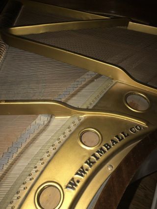 Kimball Baby Grand Piano - Antique 1920s - Real Stunner,  Solid 2