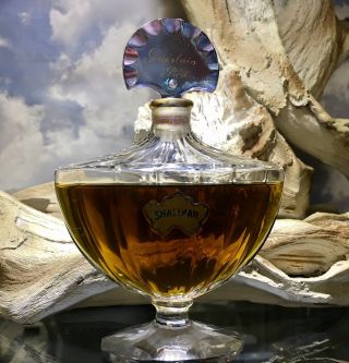 Shalimar By Guerlain 2.  7 Fl Oz - 80 Ml Vintage Extrait/perfume Baccarat