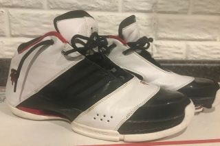 Adidas Vintage Tracy Mcgrady Tmac Black White Red Formotion Shoes 12