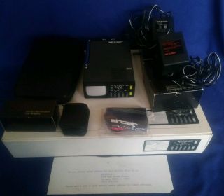 Sinclair Mtv - 1 Microvision 1st Pocket Television W/ Box,  Accessories Vtg 70s Tv