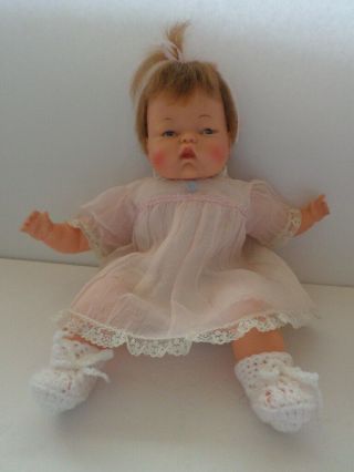 Ideal Tiny Thumbelina Doll Ott - 14 Key Organdy Dress,  Slip