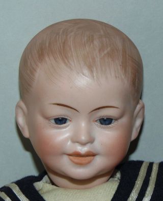 RARE ANTIQUE FRENCH Doll TETE BRU Character Boy SAILOR OUTFIT 227 2