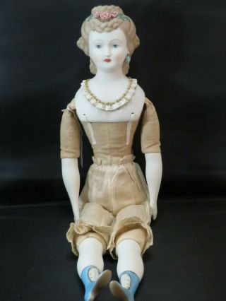 Vintage Elaborate Bisque Emma Clear Doll 2