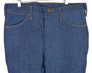 Vintage Maverick Jeans 34/34 Deadstock NOS Flare Leg USA Denim Western Wrangler 3