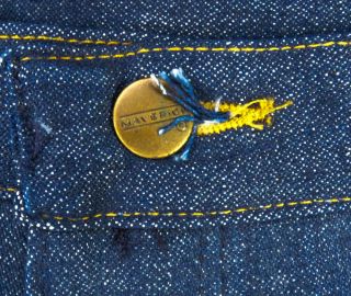 Vintage Maverick Jeans 34/34 Deadstock NOS Flare Leg USA Denim Western Wrangler 4