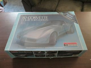 1982 Corvette Monogram Unassembled Model Kit Collector 