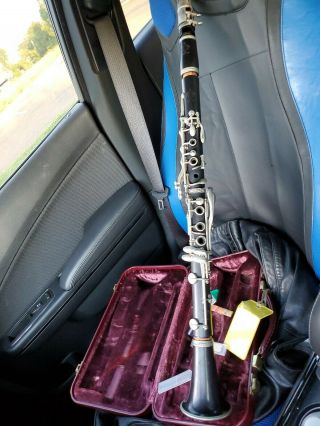Vintage Buffet Crampon Wooden Clarinet Made In France With Case