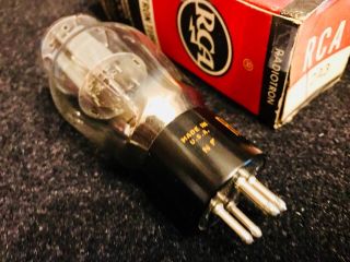 NOS NIB Vintage RCA 2A3 Triode Audio Power Vacuum Amplifier Tube 10