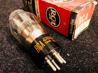 NOS NIB Vintage RCA 2A3 Triode Audio Power Vacuum Amplifier Tube 2