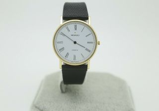 Vintage Movado 14k Gold Watch 7833885 Swiss Quartz Watch
