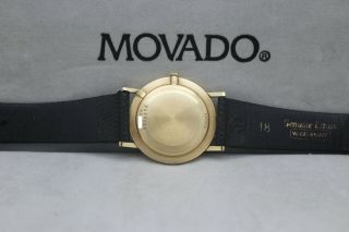 Vintage Movado 14K Gold Watch 7833885 Swiss Quartz Watch 5