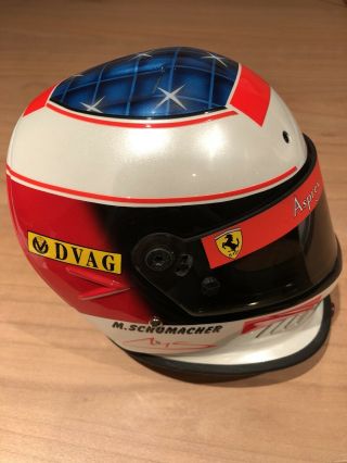 Very Rare Michael Schumacher 1996 1/2 Scale Helmet.  Cond