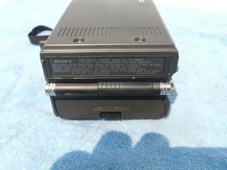 Vintage Sony ICF - 7800W Portable 3 Band Folding Radio PSB/AM/FM 7