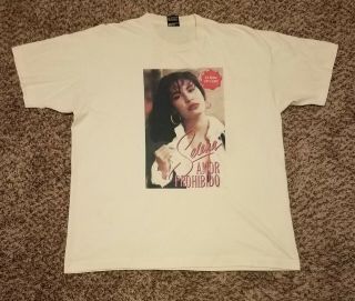 Rare Vtg Selena Shirt Xl 90s Tribute Bootleg Fugees Nas Rap Tee Snoop Dogg Sade