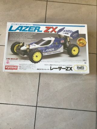 Kyosho Lazer Zx Vintage 4wd Off Road Racer 1:10 Scale Never Open