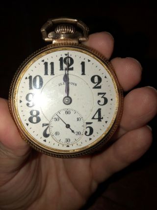 Illinois Watch Company Pocket Watch Bunn Special Matching Case