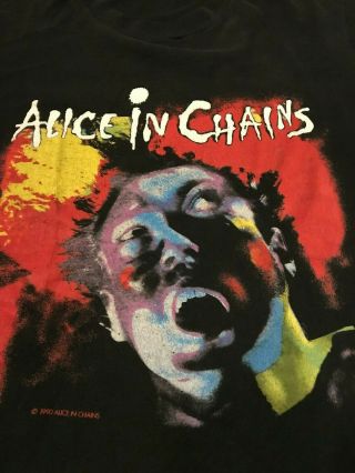 Alice In Chains Shirt 1990 Facelift Tour Rare Vintage