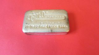Vintage Engelhard Gold Standard 10oz Silver Bar.  999 Fine - Serial P430942 Rare