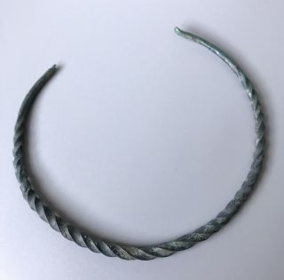 Celtic Bronze Age Neck Torque Torc Necklace Ring C1500 - 1200b.  C.