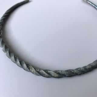 Celtic Bronze Age Neck Torque Torc Necklace Ring C1500 - 1200B.  C. 3