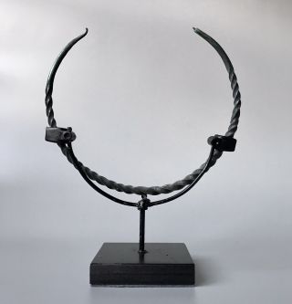 Celtic Bronze Age Neck Torque Torc Necklace Ring C1500 - 1200B.  C. 5