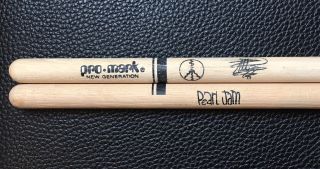 Pearl Jam - Dave Abbruzzese - Real Vintage Custom Tour Drumsticks - Rare
