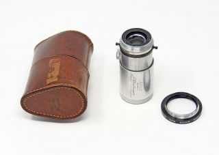 J.  H.  Dallmeyer Adon Vintage Telephoto Lens 66931 With Leather Case