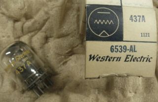 Western Electric Rare 437a Tetrode Vacuum Tube,  1965 Date Code,