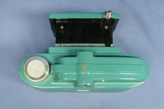 Rare Vintage 1950s Turquoise BEACON TWO - TWENTY FIVE Camera w/Flash & Case 4