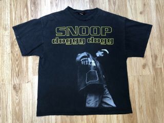 Rare Vintage Snoop Doggy Dogg Rap Tee Death Row Records Size Xl
