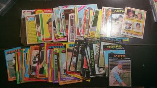 400 count box of Vintage Baseball Cards RC 1960s 1970s Nolan Ryan Reggie Jackson 2