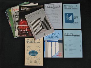 1970 ' s 12 Pc Vintage Bell Laboratories Magazines Technical Journals,  Style Guide 2