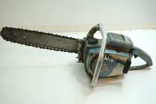 Vintage Homelite Model Xl - 12 Gas Powered Chainsaw 16 " Bar / Not Sure How To Test