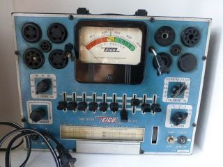Eico Model 625 Tube Tester Vintage Us Made And Pulled From Environment