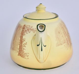 Vintage Royal Doulton Shakespeare Series Tea Pot & Trivet - Ophelia - D3746 4