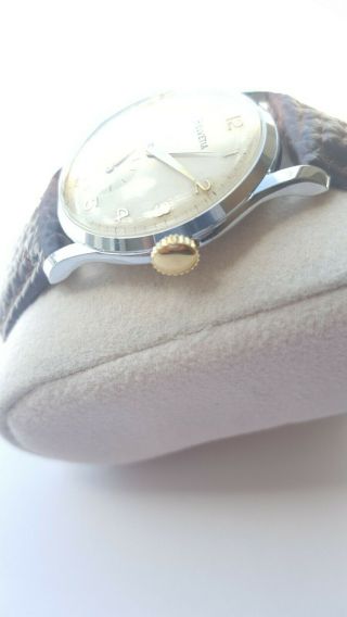 Vintage 1950s Mens Helvetia Dress Style Watch Serviced Cal.  82C 4