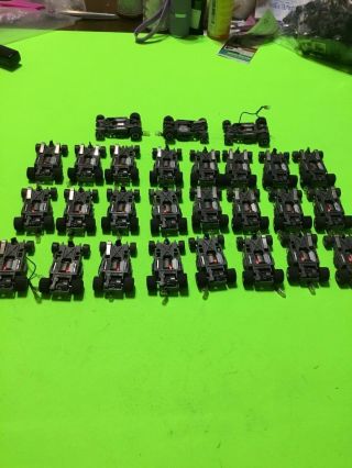 Vintage 27 Piece Grouping Afx Slot Car Chassis / / For Restoration Only