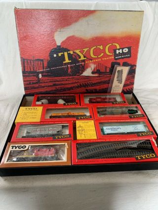 Vintage Tyco Ho Scale Electric Train Set " Complete Set " Ny Central
