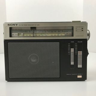 Vintage Sony Power Plus FM/AM Radio 2 Band Receiver ICF - S5W 2.  C6 2